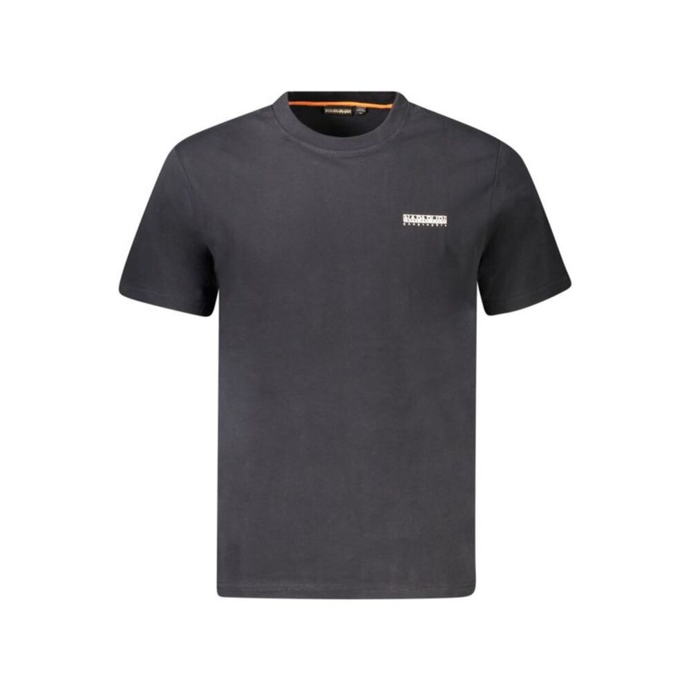 Napapijri Black Cotton Men Men's T-Shirt